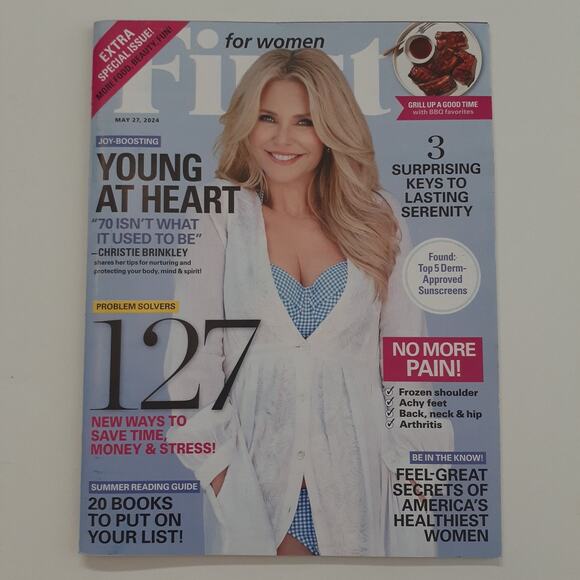 First for Women Magazine May 27 2024 Special Issue Christie Brinkley - Picture 1 of 2